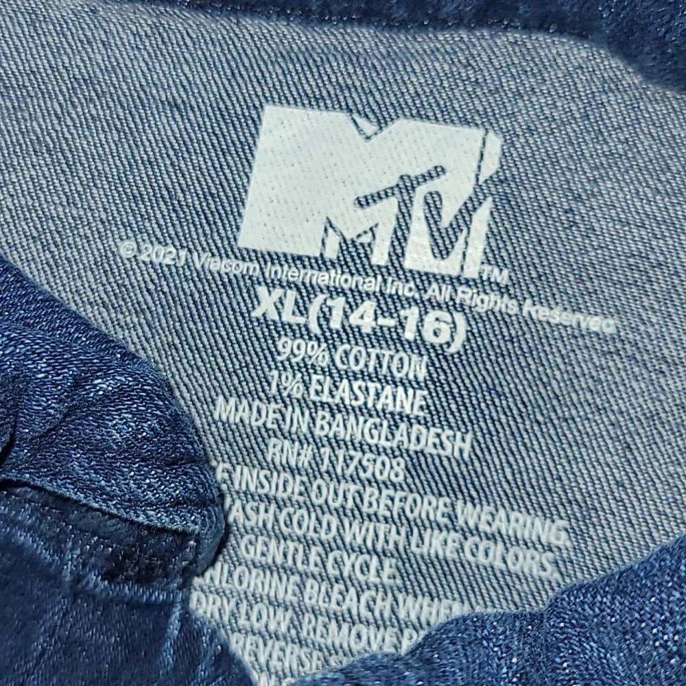 Kids MTV Blue Denim Jacket